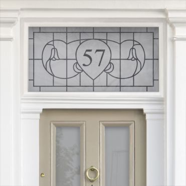 Camille Art Nouveau House Number